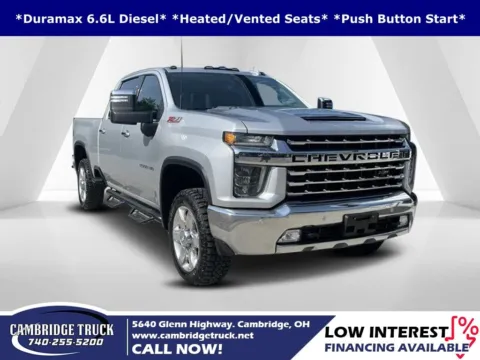 Silver 2020 Chevrolet Silverado 2500HD LTZ for sale in Cambridge, OH