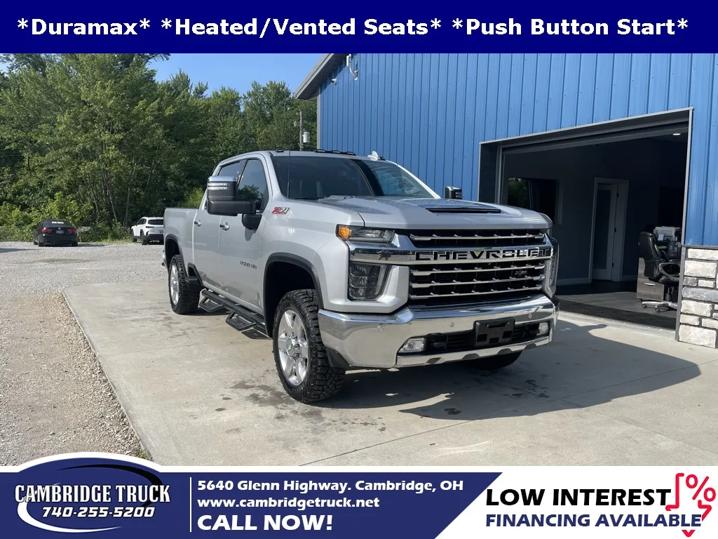 Silver 2020 Chevrolet Silverado 2500HD LTZ for sale in Cambridge, OH