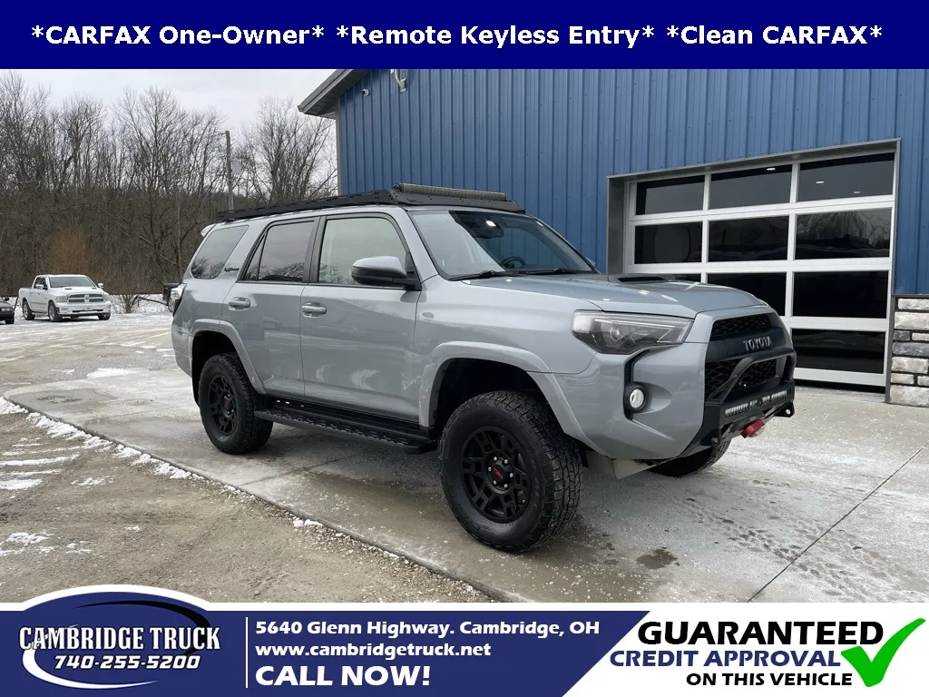Gray 2017 Toyota 4Runner TRD Pro for sale in Cambridge, OH