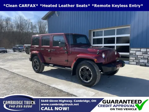 Red 2012 Jeep Wrangler for sale in Cambridge, OH