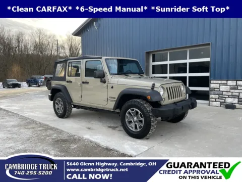Beige 2018 Jeep Wrangler JK Unlimited Sport for sale in Cambridge, OH