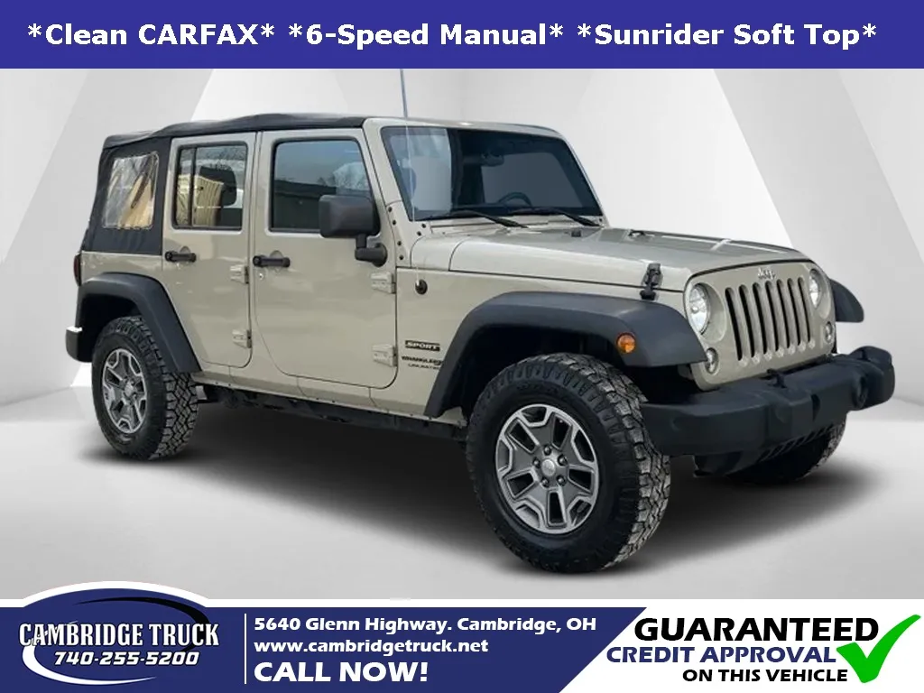 2018 Jeep Wrangler JK Unlimited Sport for sale in Cambridge, OH