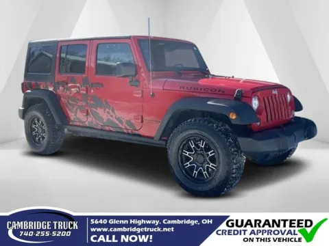 Red 2018 Jeep Wrangler JK Unlimited Rubicon for sale in Cambridge, OH
