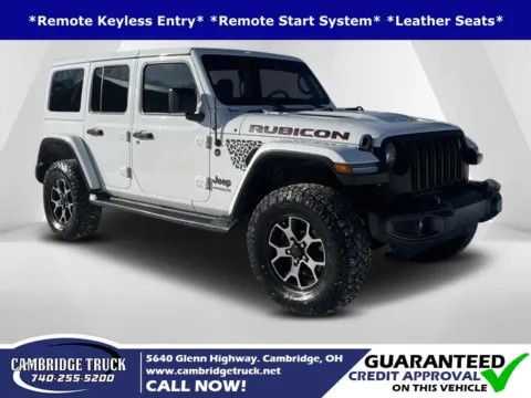 White 2019 Jeep Wrangler Unlimited Rubicon for sale in Cambridge, OH