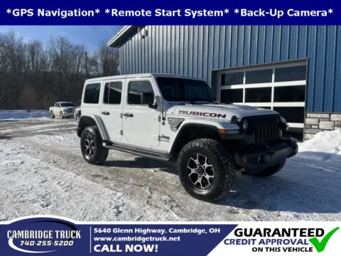 White 2019 Jeep Wrangler Unlimited Rubicon for sale in Cambridge, OH