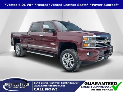 Red 2017 Chevrolet Silverado 2500HD High Country for sale in Cambridge, OH