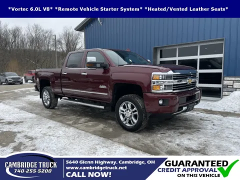 Red 2017 Chevrolet Silverado 2500HD High Country for sale in Cambridge, OH