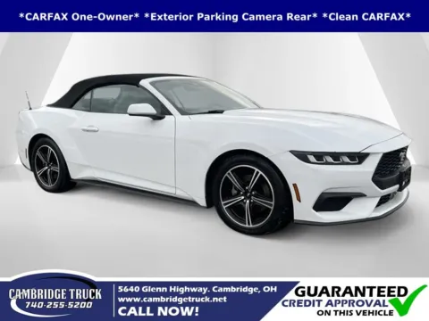 White 2024 Ford Mustang EcoBoost Premium for sale in Cambridge, OH