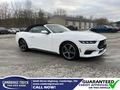 White 2024 Ford Mustang EcoBoost Premium for sale in Cambridge, OH