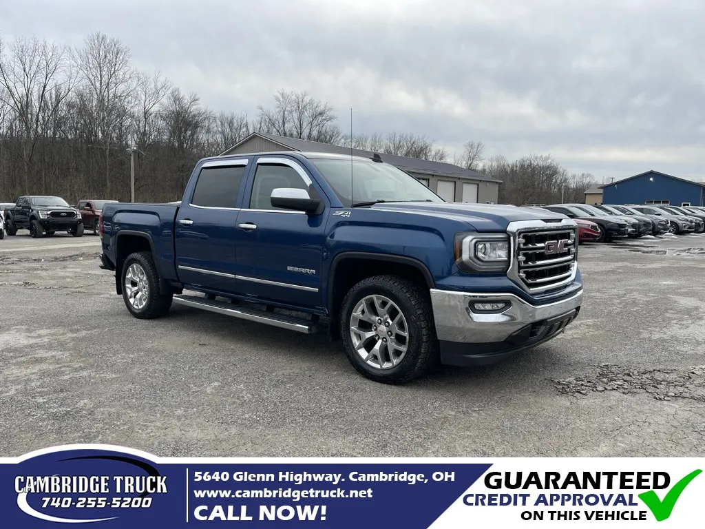 Blue 2017 GMC Sierra 1500 SLT for sale in Cambridge, OH