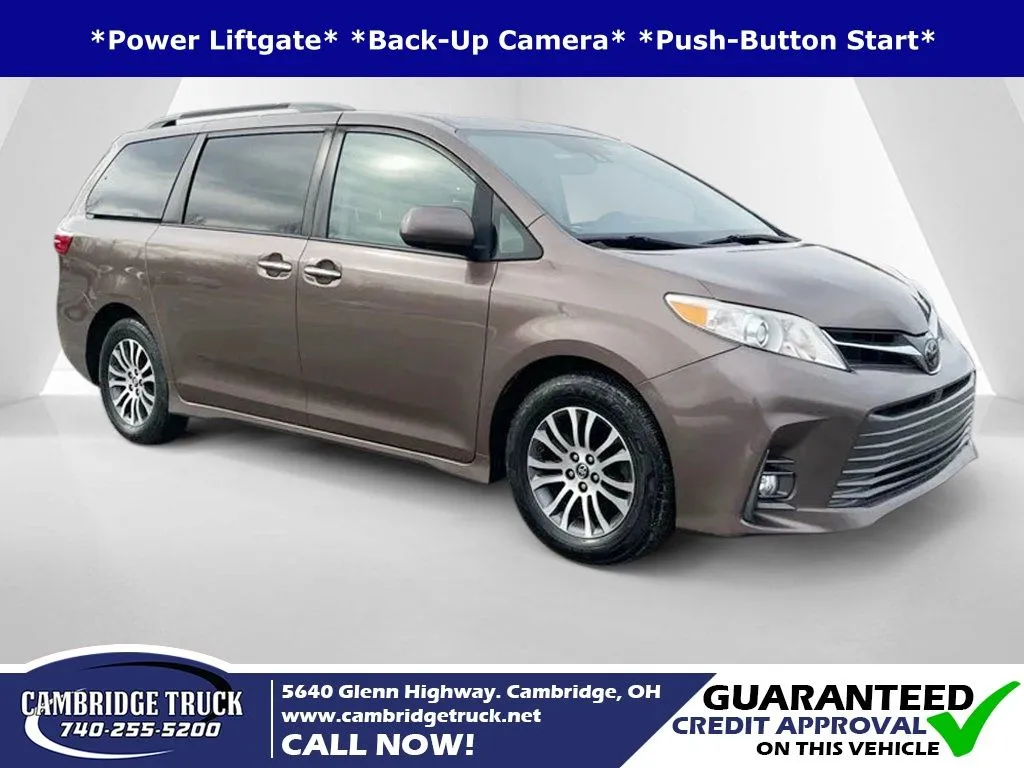 Brown 2019 Toyota Sienna XLE Premium for sale in Cambridge, OH