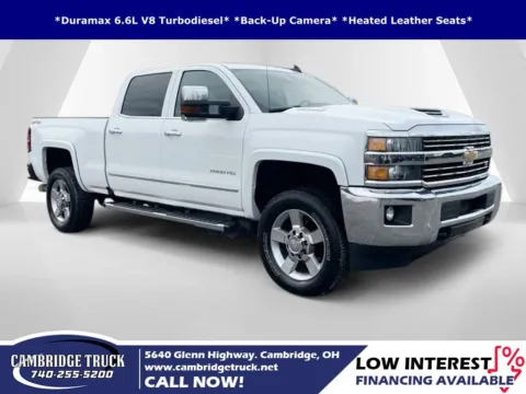 White 2018 Chevrolet Silverado 2500HD LTZ for sale in Cambridge, OH