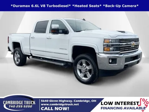 White 2018 Chevrolet Silverado 2500HD LTZ for sale in Cambridge, OH