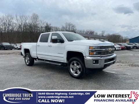 White 2018 Chevrolet Silverado 2500HD LTZ for sale in Cambridge, OH