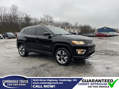Black 2018 Jeep Compass Limited for sale in Cambridge, OH
