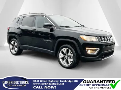 Black 2021 Jeep Compass Limited for sale in Cambridge, OH