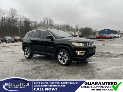 Black 2021 Jeep Compass Limited for sale in Cambridge, OH