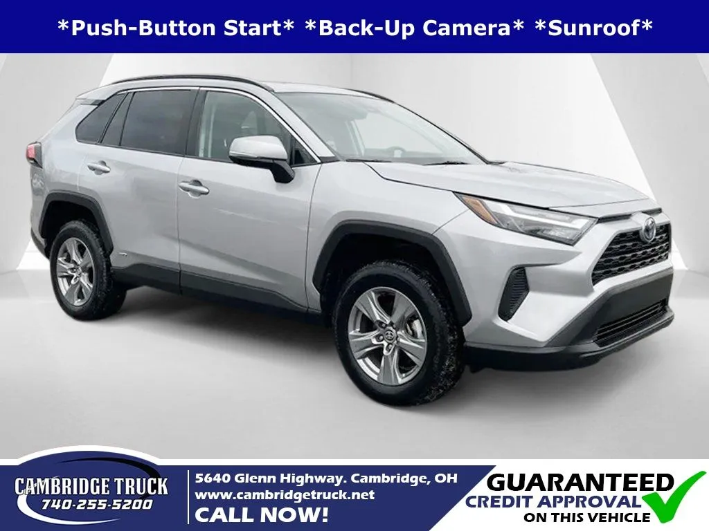 Silver 2023 Toyota RAV4 Hybrid XLE for sale in Cambridge, OH