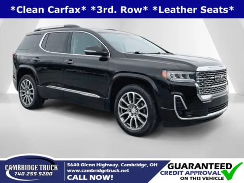 Black 2021 GMC Acadia Denali for sale in Cambridge, OH