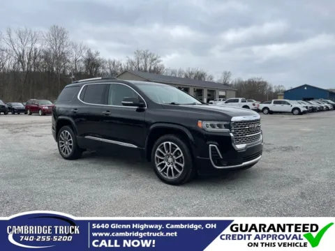 Black 2021 GMC Acadia Denali for sale in Cambridge, OH
