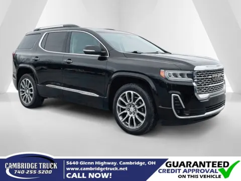 Black 2021 GMC Acadia Denali for sale in Cambridge, OH