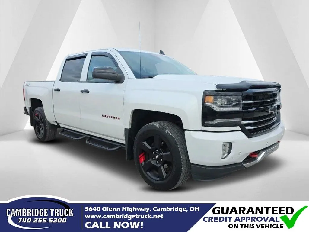White 2018 Chevrolet Silverado 1500 LTZ for sale in Cambridge, OH