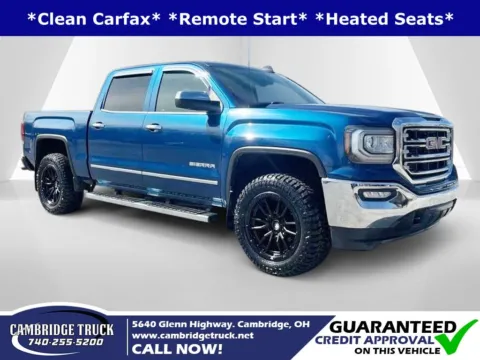 Blue 2017 GMC Sierra 1500 SLT for sale in Cambridge, OH
