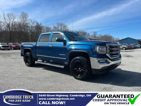 Blue 2017 GMC Sierra 1500 SLT for sale in Cambridge, OH