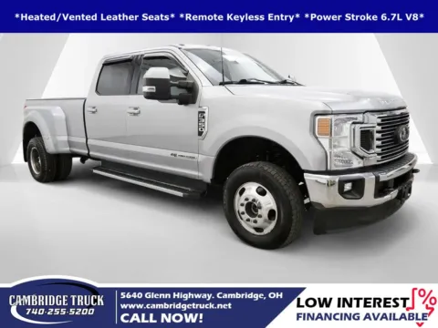 Silver 2021 Ford F-350SD Lariat for sale in Cambridge, OH