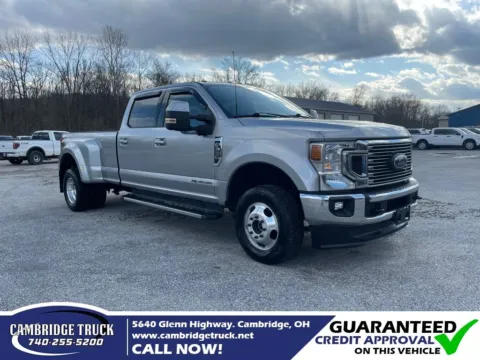 Silver 2021 Ford F-350SD Lariat for sale in Cambridge, OH