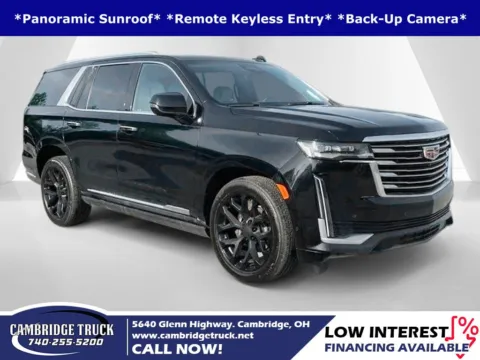 Black 2021 Cadillac Escalade Premium Luxury Platinum for sale in Cambridge, OH