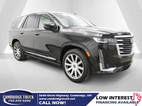 Black 2021 Cadillac Escalade Premium Luxury Platinum for sale in Cambridge, OH