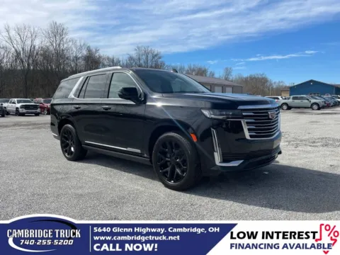 Black 2021 Cadillac Escalade Premium Luxury Platinum for sale in Cambridge, OH