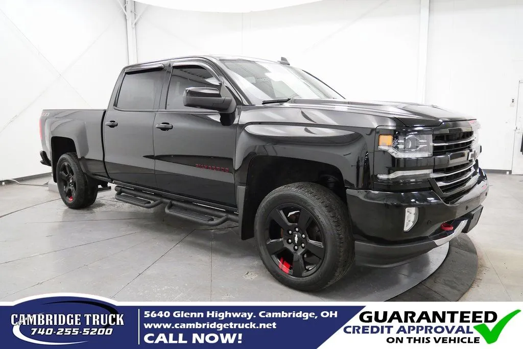 Black 2018 Chevrolet Silverado 1500 LTZ for sale in Cambridge, OH