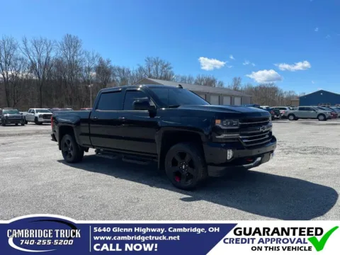 Black 2018 Chevrolet Silverado 1500 LTZ for sale in Cambridge, OH