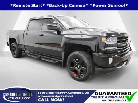 Black 2018 Chevrolet Silverado 1500 LTZ for sale in Cambridge, OH