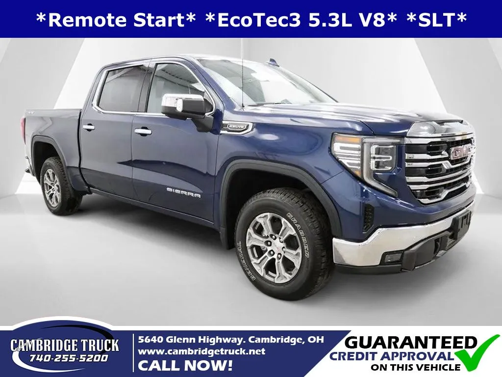 Blue 2023 GMC Sierra 1500 SLT for sale in Cambridge, OH