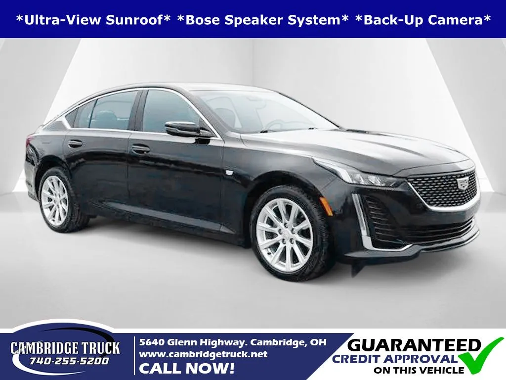 Black 2021 Cadillac CT5 Luxury for sale in Cambridge, OH