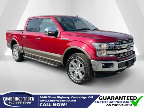 Red 2018 Ford F-150 Lariat for sale in Cambridge, OH