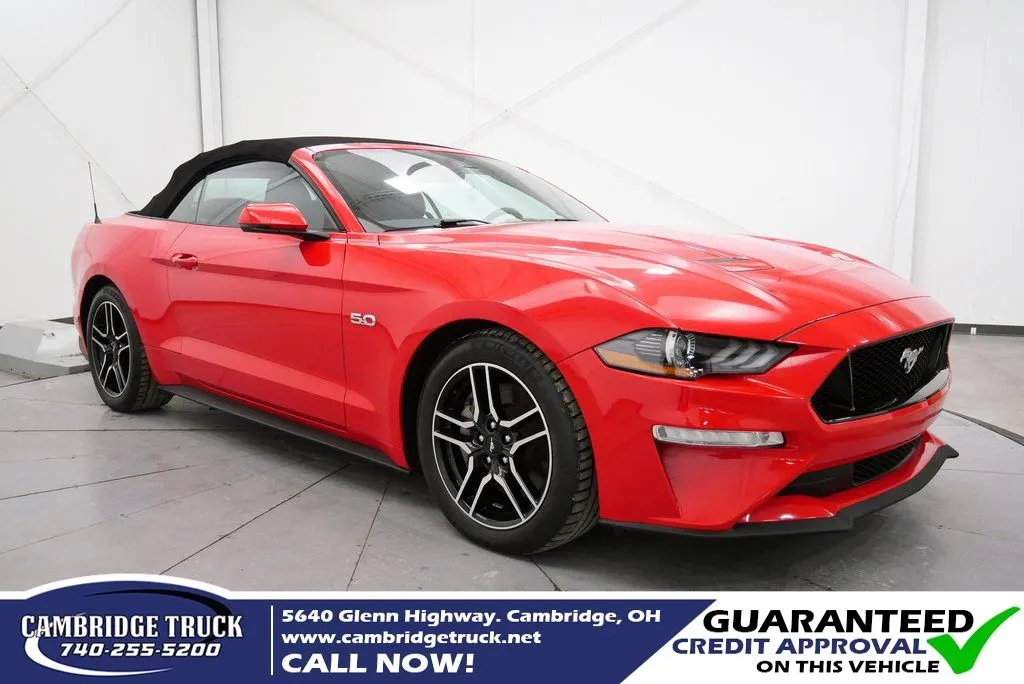 Red 2019 Ford Mustang GT Premium for sale in Cambridge, OH