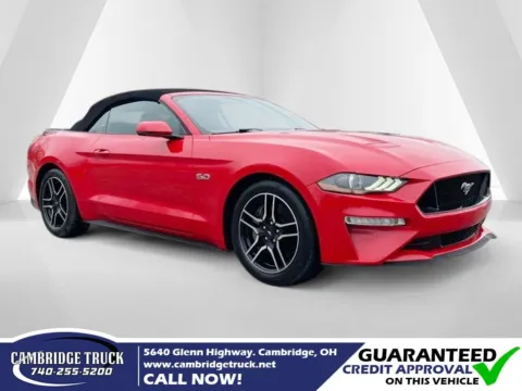 Red 2019 Ford Mustang GT Premium for sale in Cambridge, OH