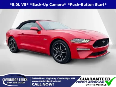 Red 2019 Ford Mustang GT Premium for sale in Cambridge, OH