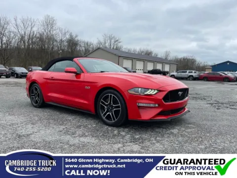 Red 2019 Ford Mustang GT Premium for sale in Cambridge, OH