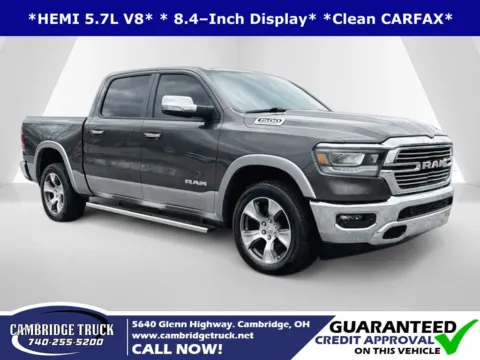 Gray 2021 Ram 1500 Laramie for sale in Cambridge, OH