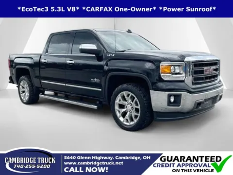 Black 2015 GMC Sierra 1500 SLT for sale in Cambridge, OH