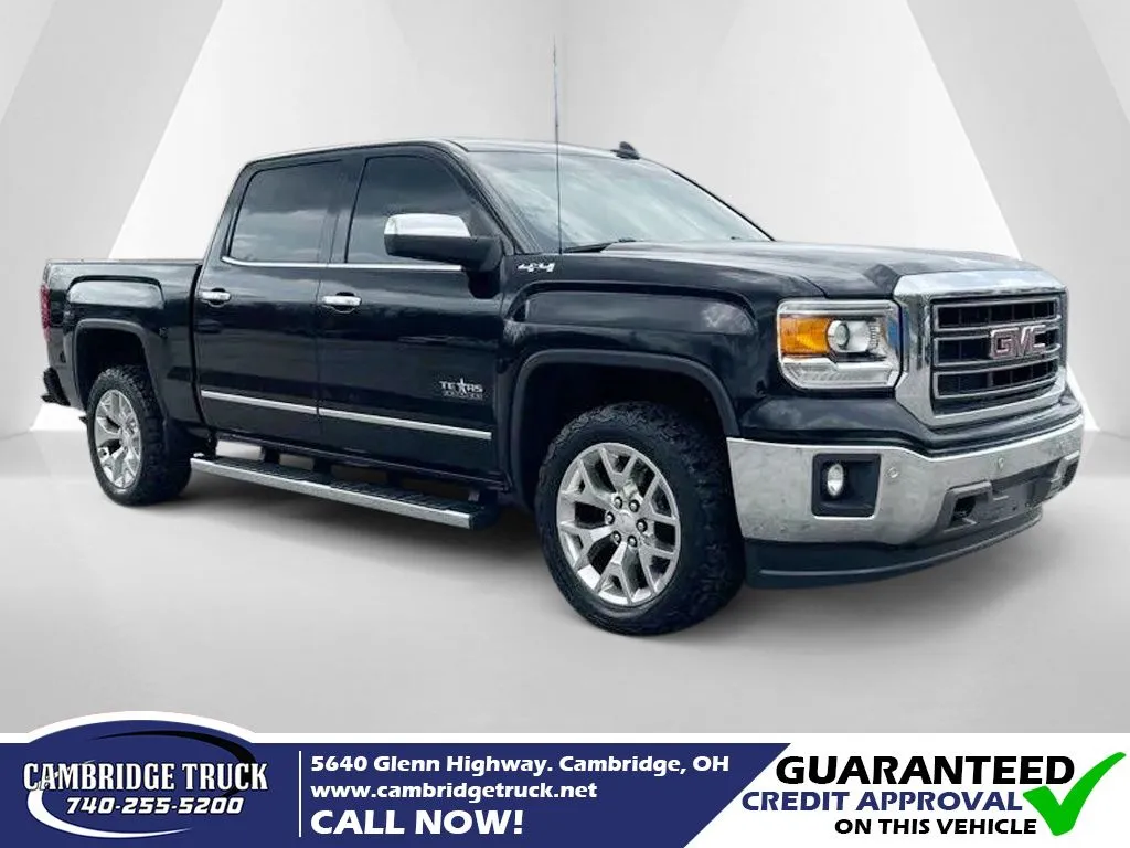 Black 2015 GMC Sierra 1500 SLT for sale in Cambridge, OH