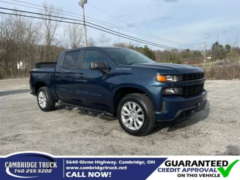 Blue 2020 Chevrolet Silverado 1500 Custom for sale in Cambridge, OH