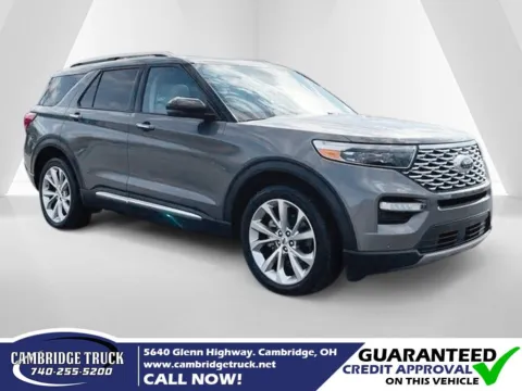 Gray 2021 Ford Explorer Platinum for sale in Cambridge, OH