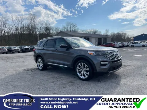 Gray 2021 Ford Explorer Platinum for sale in Cambridge, OH