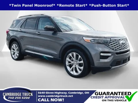 Gray 2021 Ford Explorer Platinum for sale in Cambridge, OH